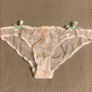 Victoria’s Secret I do bridal white lace panties
